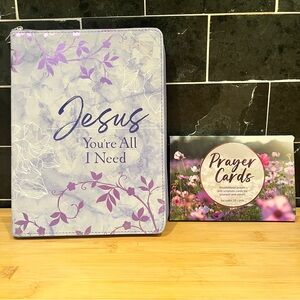Jesus You’re All I Need Ziparound Devotional and Prayer Cards Religion